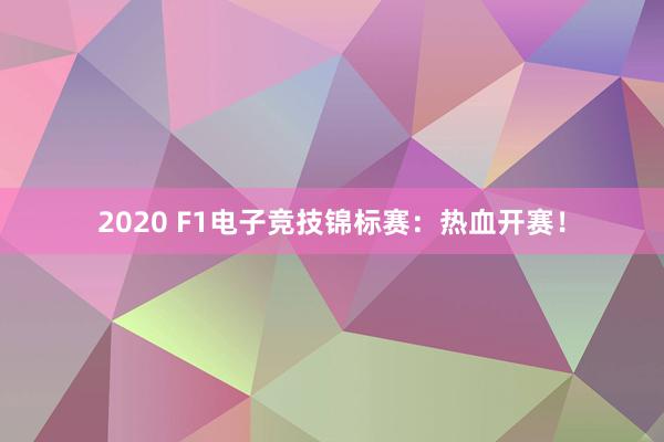 2020 F1电子竞技锦标赛：热血开赛！