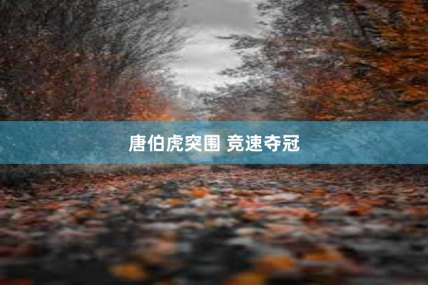 唐伯虎突围 竞速夺冠